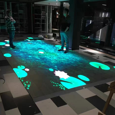 Schermo dell'interno di pubblicità di messa a terra del Governo di colore pieno di Digital dello schermo locativo P3.91 p4.81 LED Dance Floor LED della fase