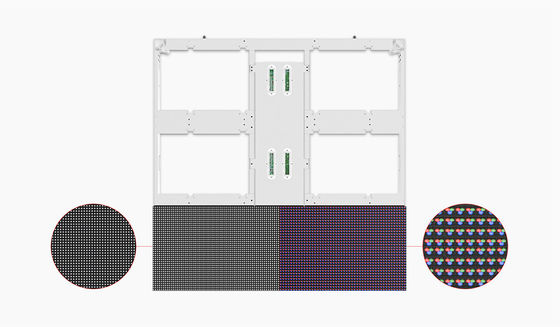 GA P10 DIP Outdoor Fixed LED Display 1000nits Luminosità 960*960mm
