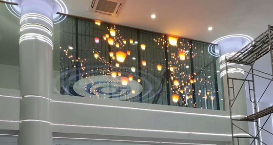 Display LED trasparente P10.4 Parete LED trasparente