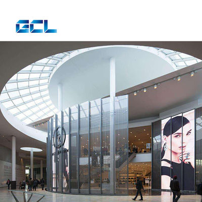 Display a LED trasparente per edifici di rilievo