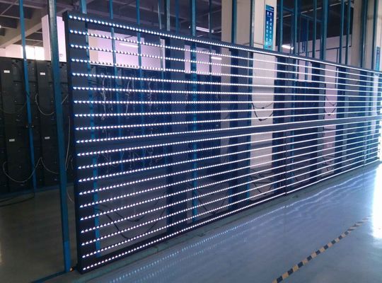 Display a LED trasparente per edifici di rilievo