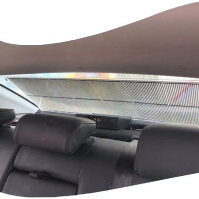 Alta trasparenza Taxi Car trasparente schermo LED V140° angolo di visione sottile e leggero