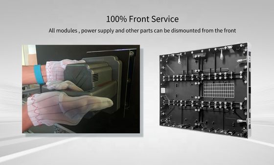 3840Hz connessione wireless schermo a LED P1.25 P1.56 P1.875 P2.5 Front Service LED Video Wall Screen/HD LED Display