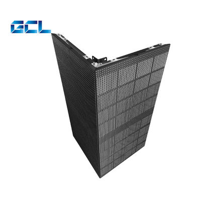 500*1000mm Dimensione del pannello Esterior Display trasparente LED Curtain LED Video Mesh