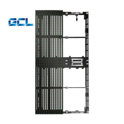 500*1000mm Dimensione del pannello Esterior Display trasparente LED Curtain LED Video Mesh