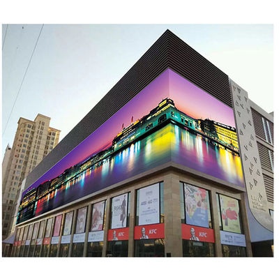 Risparmio energetico Display pubblicitario a LED schermo a tenda flessibile Display a LED P10
