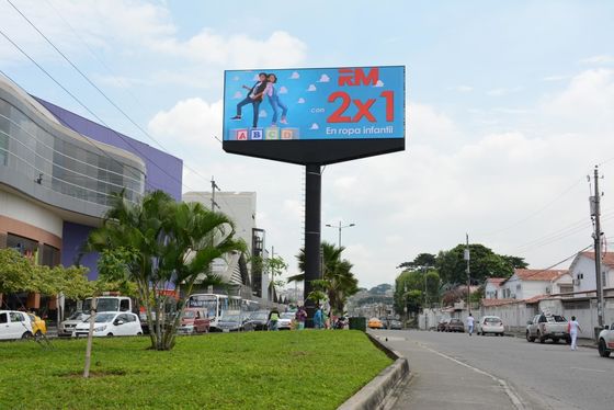 Display LED fisso montato a parete P10 per pubblicità commerciale