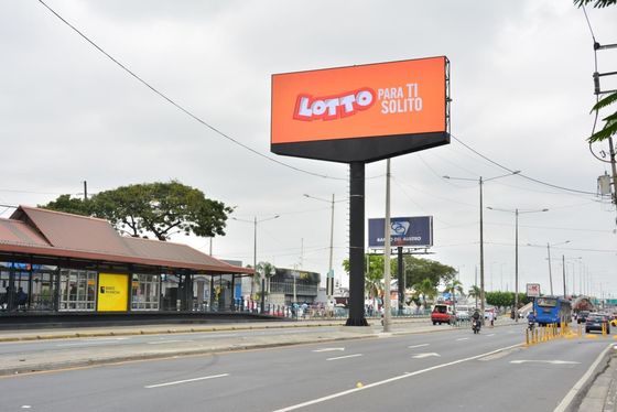 Display LED fisso montato a parete P10 per pubblicità commerciale