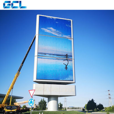 Dimensione personalizzata Alto luminosità P6 schermo a LED di facciata esterna con alimentazione mediana