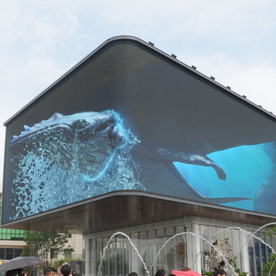 Display LED per pubblicità commerciale all'aperto con alta definizione e grande angolo di visione