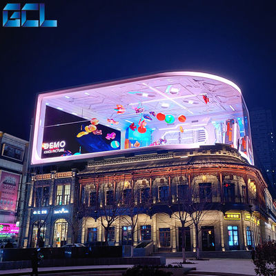 Display LED per pubblicità commerciale all'aperto con alta definizione e grande angolo di visione