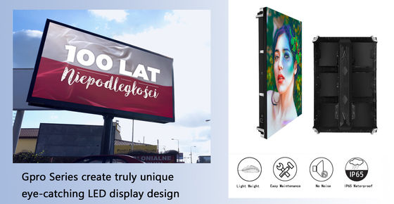 Grock P6/P8/P10 Display all'aperto a LED Billboard Alta risoluzione impermeabile e livello di protezione IP65