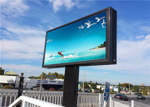 Display a LED impermeabile per pubblicità esterna Display a LED P16 personalizzabile Installazione fissa
