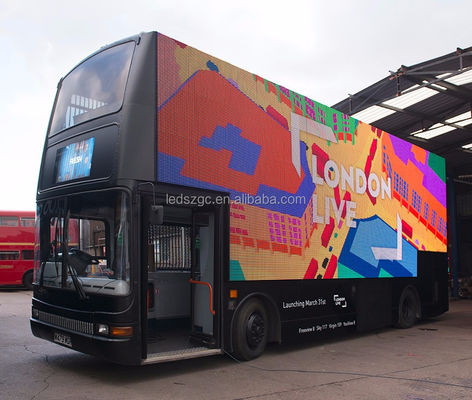 GCL Customized Outdoor Mobile Advertising Truck Van Trailer P6 6500nits Luminosità