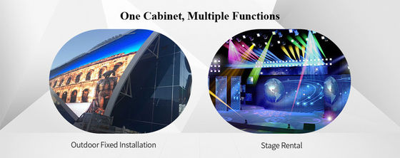 Displayboard LED trasparente personalizzabile IP65 Pubblicità esterna