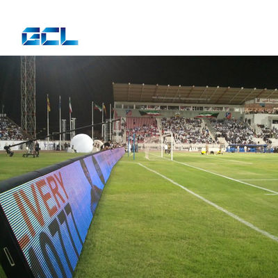 Giant Stadium Perimeter LED Screen Acque resistenti esterni LED Display Board per video a colori