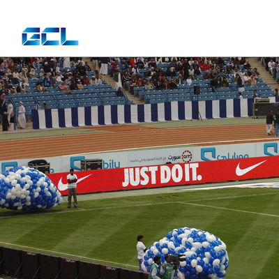 Giant Stadium Perimeter LED Screen Acque resistenti esterni LED Display Board per video a colori