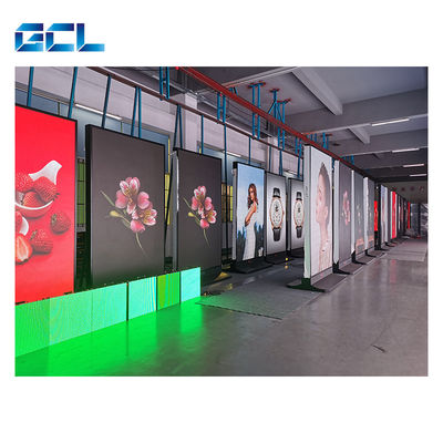 4G Wifi Control P3 LED Poster Display Pavimento Standing Pubblicità Cartellone