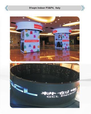 Modulo di visualizzazione dello schermo a LED P3 per interni con livello di protezione IP65 e design flessibile