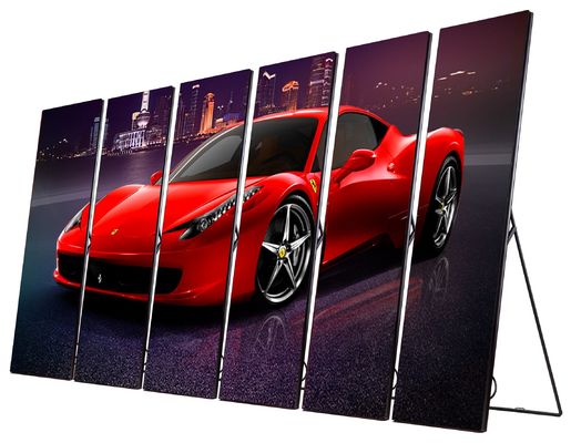 Alto tasso di aggiornamento 1920Hz Display a LED Poster mobile con pitch di pixel da 2,5 mm