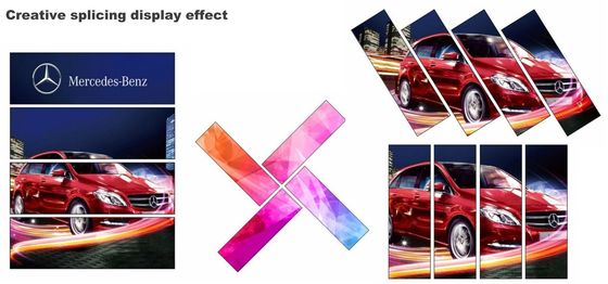 Alto tasso di aggiornamento 1920Hz Display a LED Poster mobile con pitch di pixel da 2,5 mm