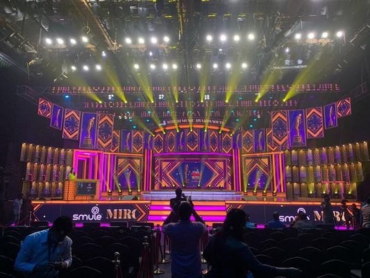 GOB P1.5 P1.9 Affitto all'interno Eventi Sfondo schermo a LED Decorazione della scena nuziale LED Video Wall