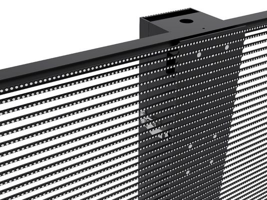 10000 ore di durata di vita Display LED trasparente a colori per la pubblicità interna