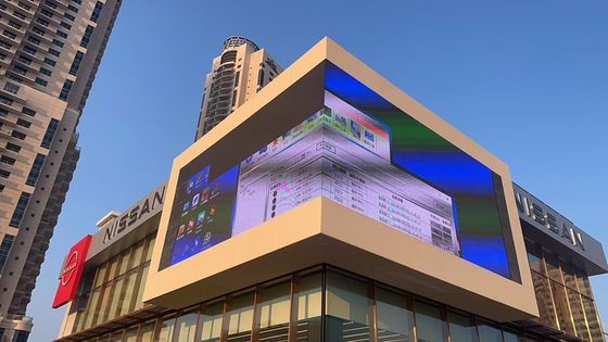 IP65 Argento P15.6 Displayboard LED trasparente con elevato tasso di aggiornamento