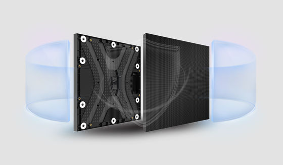 1200nits Alta luminosità LED Video Wall schermo flessibile P1.95 per uso interno Serie Ggalaxy