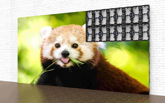 1200nits Alta luminosità LED Video Wall schermo flessibile P1.95 per uso interno Serie Ggalaxy