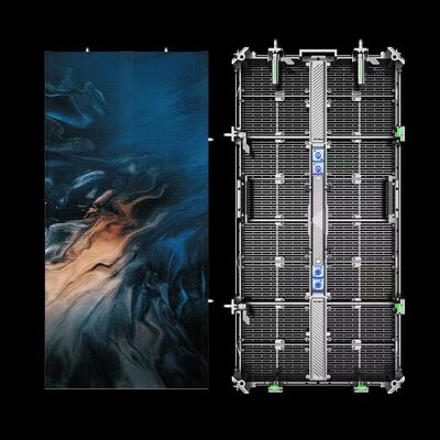 P3.91/P10.4 Teletrasparente a LED per il controllo della rete 500*1000 mm