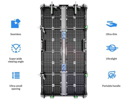 Gflow 500*500mm P3.9-7.8mm Display LED trasparente all'aperto LED Video Mesh Curtain