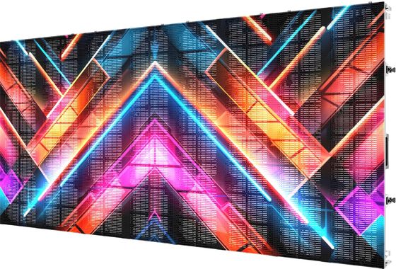 Display LED digitale trasparente ad alta luminosità P15.6mm IP65 500*1000mm