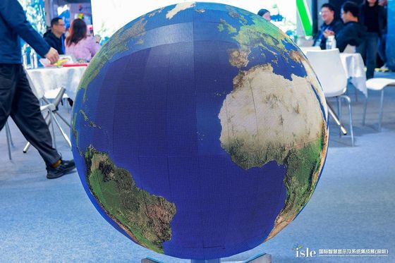 P2.0mm LED Spherical Screen Series 360 gradi Display di visualizzazione completa Dimensioni personalizzate