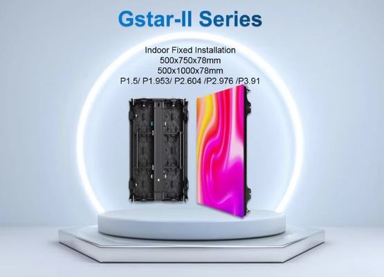 Ultra Slim Indoor Fixed LED Video Wall con servizio di manutenzione frontale 500*750mm 500*1000mm LED Panel