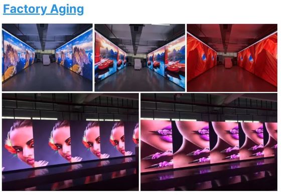 Gstar-II Serie 500*750mm Indoor Rental LED Display Installazione fissa P1.5 P1.953mm Diverse forme