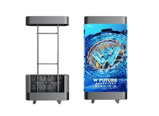 Nuovo schermo a LED per noleggio all'aperto P1.5625 P1.953 P2.6 Mm 7680 Hz pannello schermo a forma curva per spettacoli teatrali ed eventi pubblicitari all'aperto