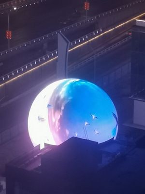 P4 Outdoor LED Spherical Screen: Unica integrazione dell'effetto display e della tecnologia strutturale per creare un'esperienza mozzafiato da ogni angolazione!