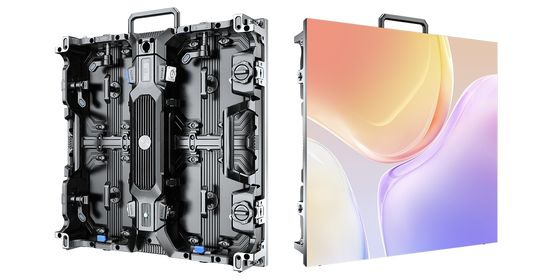 Buon prezzo Noleggio schermo a LED all'interno e all'esterno Serie Gmars di alta qualità manutenzione frontale completa schermo a LED flessibile in linea