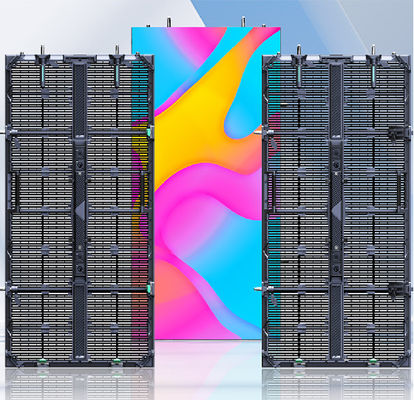 Buon prezzo P10.4 Display LED trasparente per noleggio all'aperto P3.9-7.8 schermo a LED a colori in linea