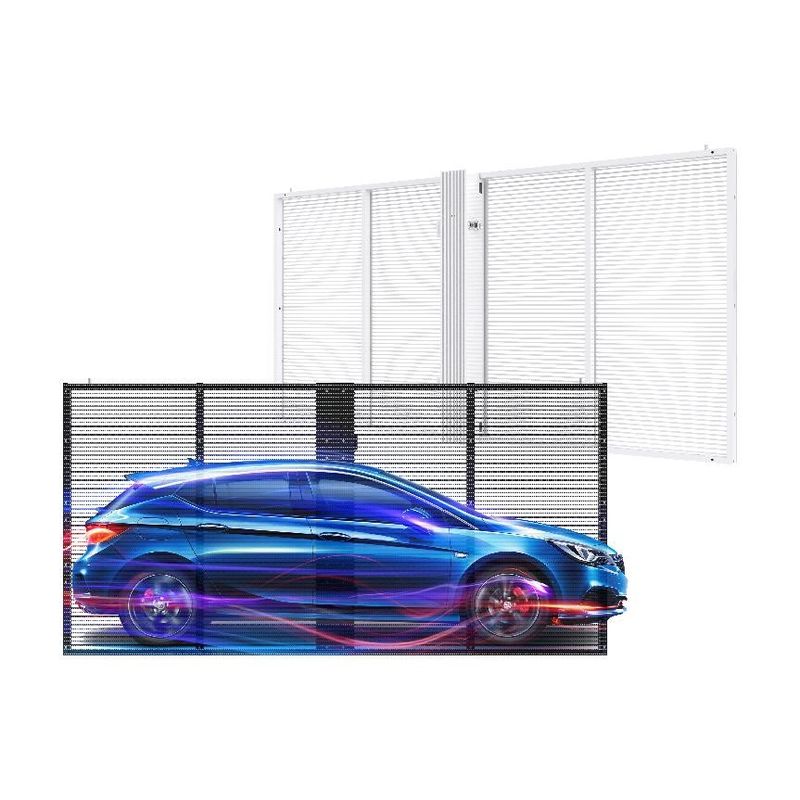 Indoor P3.9 Alta trasparenza Ultra sottile trasparente schermo a LED Music Video Wall