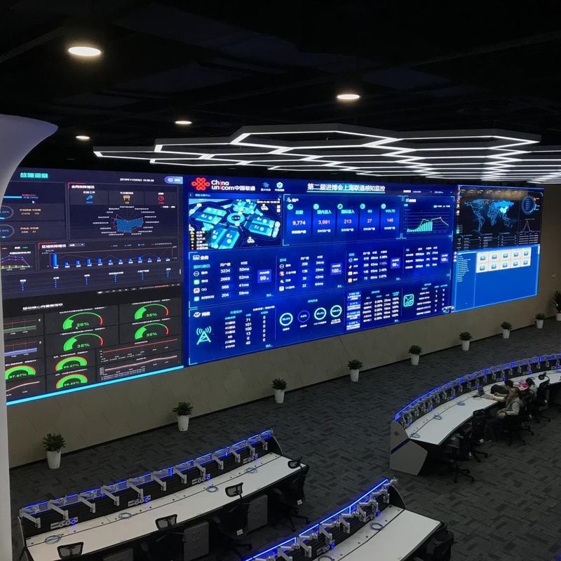 3840Hz Risoluzione Indoor Fixed LED Display Gspark High Definition Per Pubblicità Commerciale