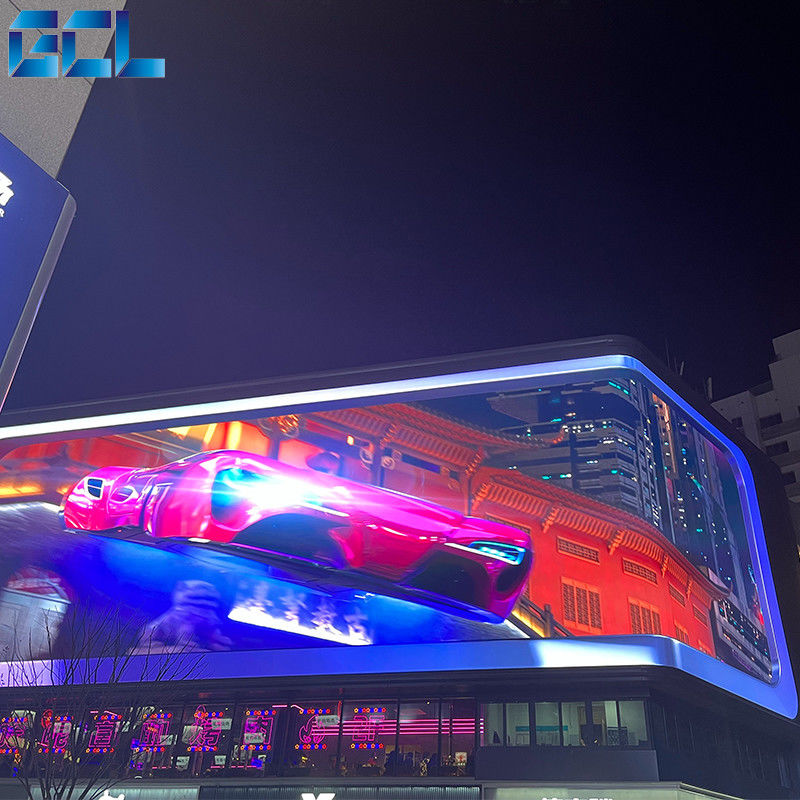 Parete video LED all'aperto ad alta definizione con modalità di scansione 1/4 e passo di pixel di 6 mm