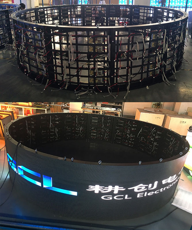 Displayboard LED trasparente commerciale per pubblicità esterna Dimensione 256*128mm