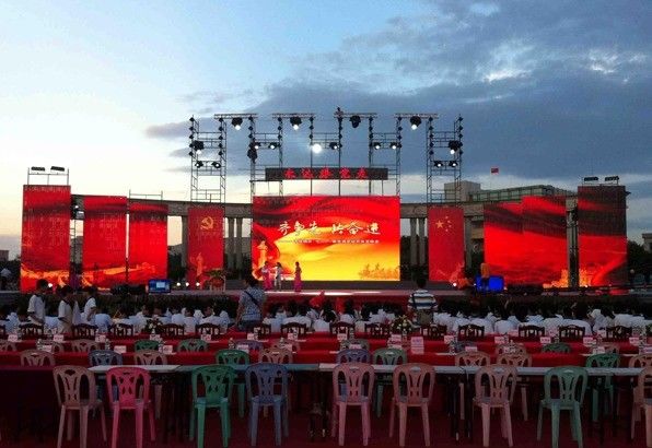Gflow Serie P3.9-7.8 P10.4mm LED Display Screen Per Centro Commerciale Stage Chiesa Attrazione turistica Evento