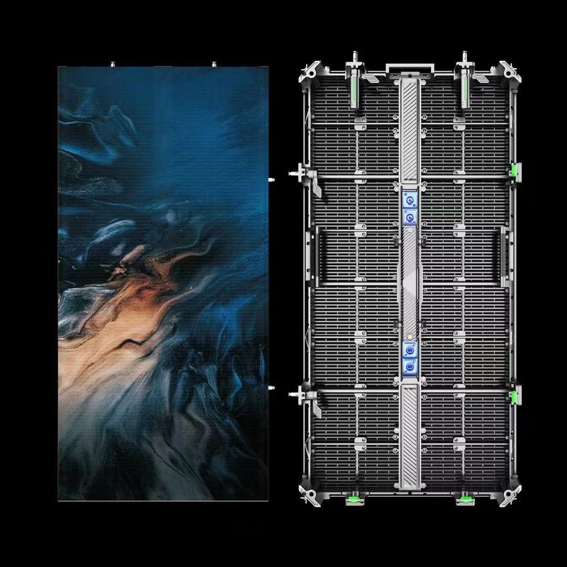P3.91/P10.4 Teletrasparente a LED per il controllo della rete 500*1000 mm
