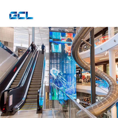 Display a LED trasparente per edifici di rilievo