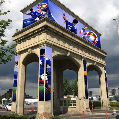 P6 schermo pubblicitario a LED cartellone per animazione luminosa e 6000nits luminosità