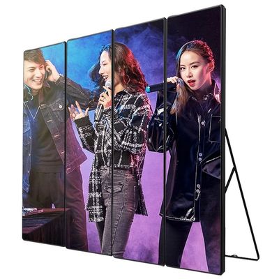 Buon prezzo Poster LED portatile leggero con pixel pitch da 2 mm, luminosità di 1000 nit e manutenzione anteriore e posteriore in linea