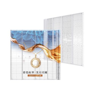 Buon prezzo P2.6 P3.9-7.8mm schermo trasparente installato su un muro di vetro interno per schermi pubblicitari e schermi di sfondo per concerti in linea